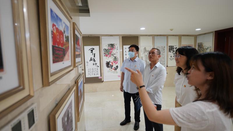 天津市住房和城乡建设委员会举办庆祝建党百年书画摄影展